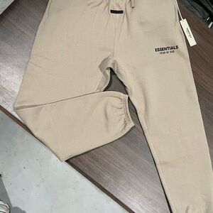 Fear of God Essentials Beige Sweatpants